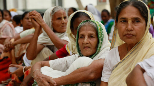 This Summer Donate Slipper and Umbrellas To Widow Matajis In Vrindavan.